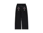 Ed Hardy x Matuê "Cruz" Calça Moletom Preta