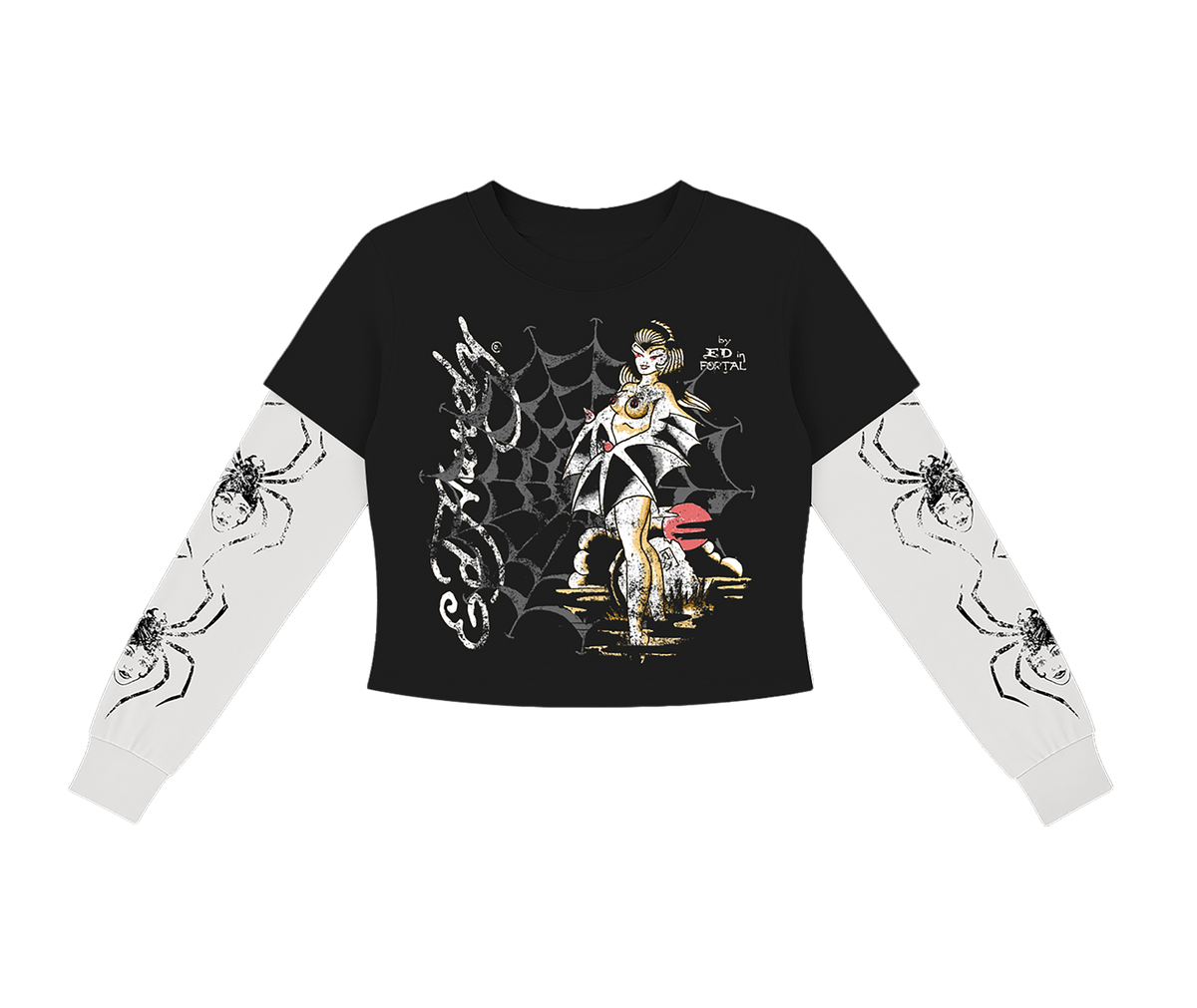 Ed Hardy x Matuê "Tarantula" Manga Longa Feminina