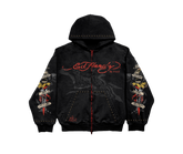 Ed Hardy x Matuê "By Matuê" Moletom Zip Up Preto
